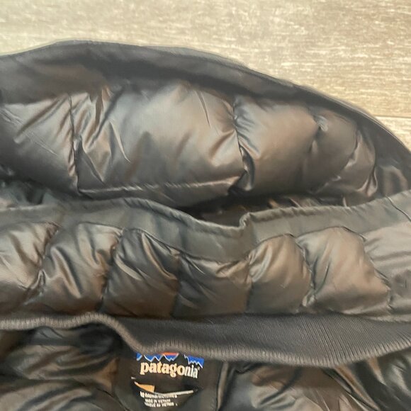 Patagonia Men's Thunder Cloud Down Puffer Parka Black M - Picture 7 of 10